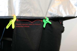 Plastic Clamps Closeup